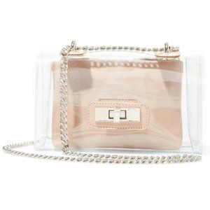 ⭐️NWT⭐️ Steve Madden Bscene Clear Flap Crossbody